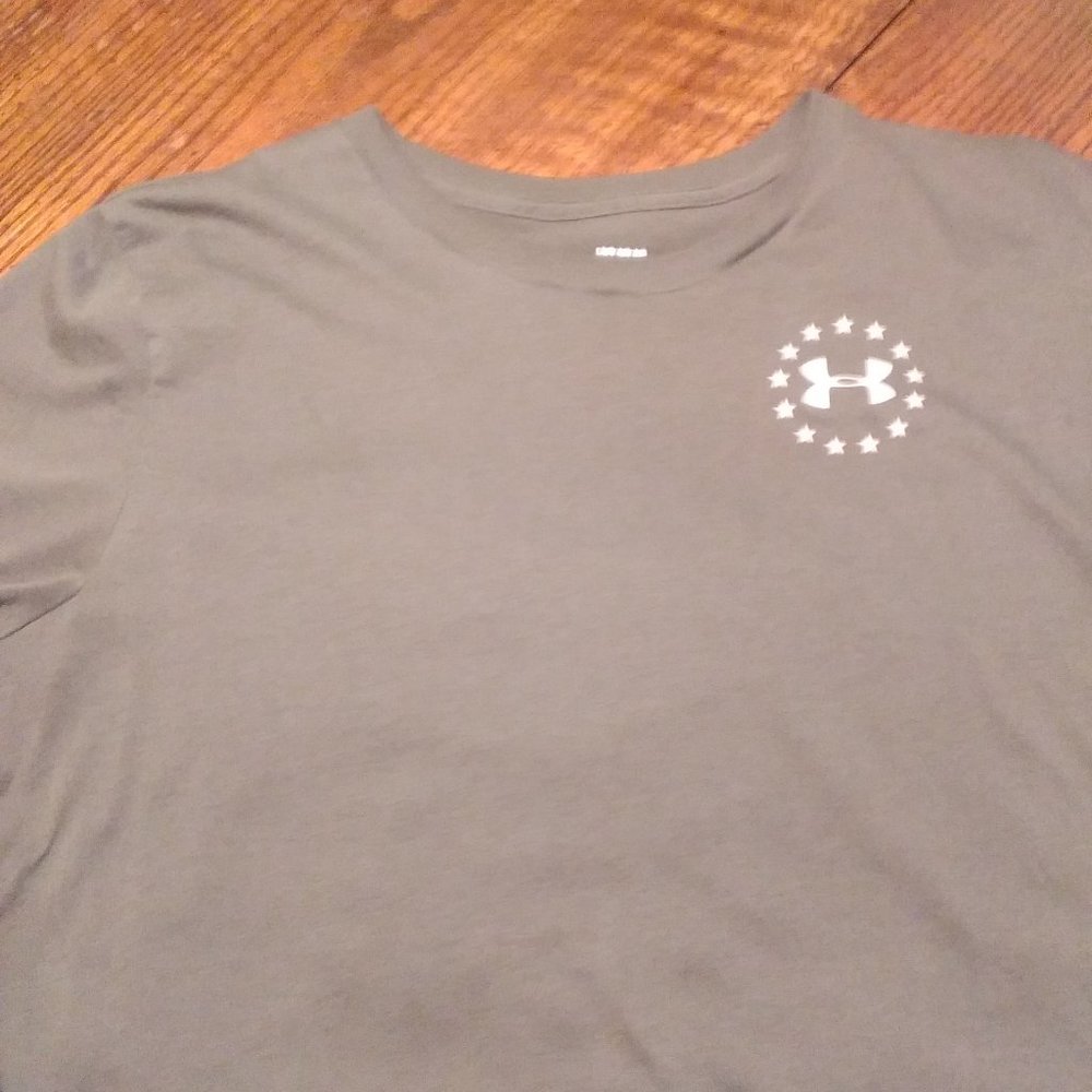Under Armour "Freedom" Tee Tan/Greenish